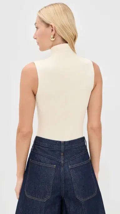 Commando Prima Ballet Sleeveless Mock Neck Thong Bodysuit | Thumbnail 3 Commando Prima Ballet Sleeveless Mock Neck Thong Bodysuit | Thumbnail 3