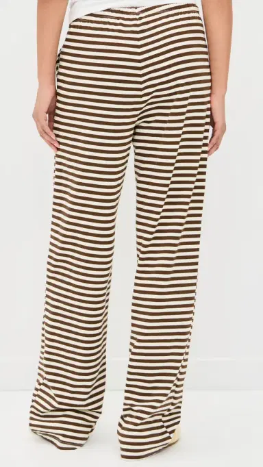 LIONESS Bloom Pants Dark Chocolate Stripe M | Thumbnail 3