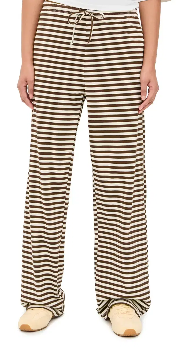 Lioness Bloom Pants Dark Chocolate tripe