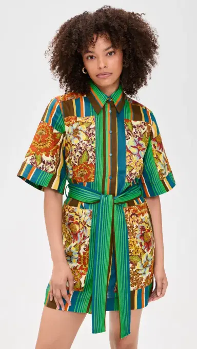 ALÉMAIS Charlie Mini Dress Multi | Thumbnail 2