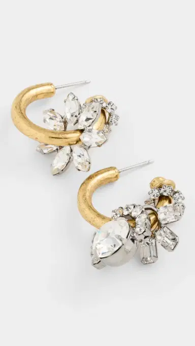 Elizabeth Cole Crystaria Earrings | Thumbnail 5 Elizabeth Cole Crystaria Earrings | Thumbnail 5
