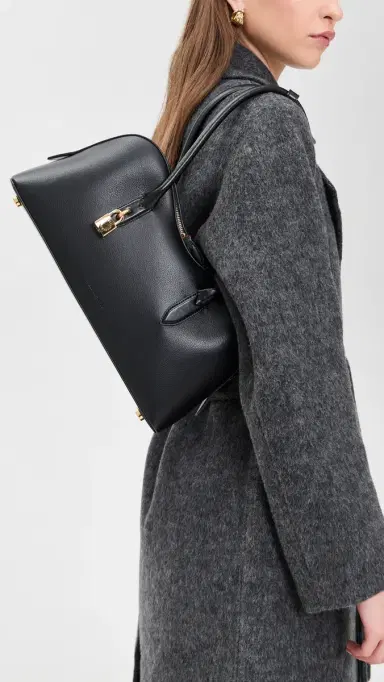 Stella McCartney Ryder Shoulder Bag Black One Size | Thumbnail 3