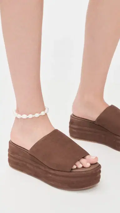 Free People Harbor Flatform Slides Tan | Thumbnail 3