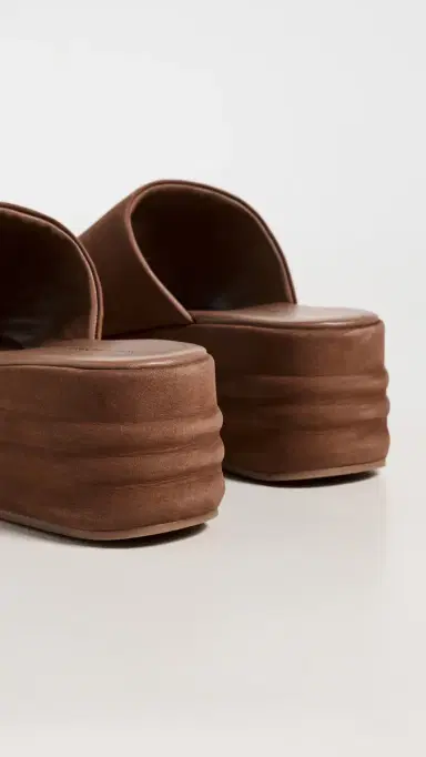 Free People Harbor Flatform Slides Tan | Thumbnail 4