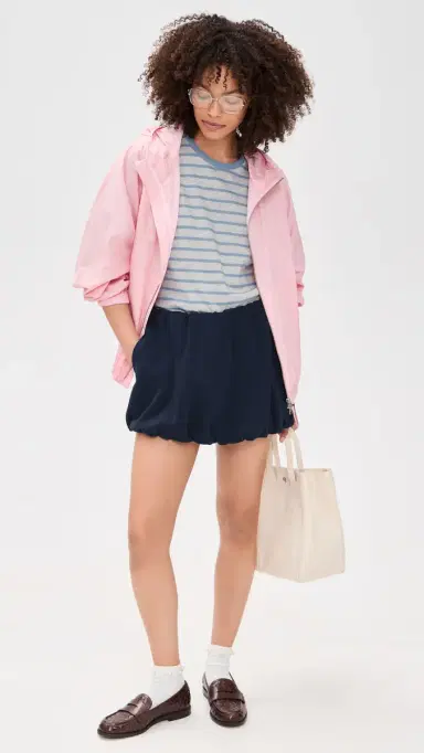 DUNST Mini Volume Skirt Navy | Thumbnail 5