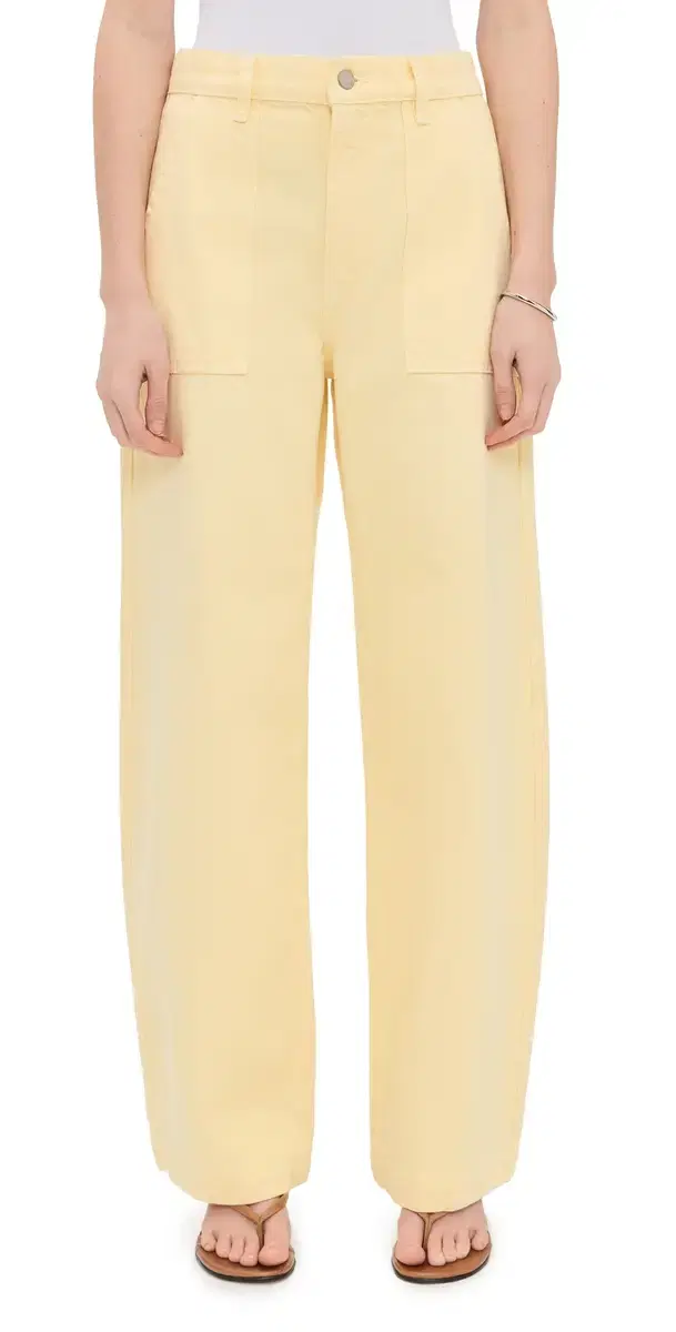 FRAME The Bow Cargo Pants Lemon