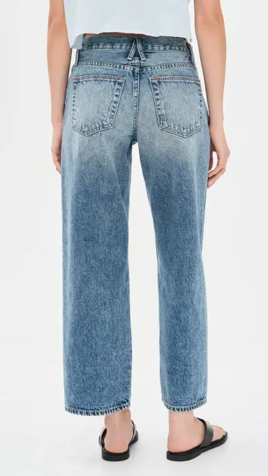 SLVRLAKE Hunter Relaxed Boyfriend Jeans Read My Mind | Thumbnail 3
