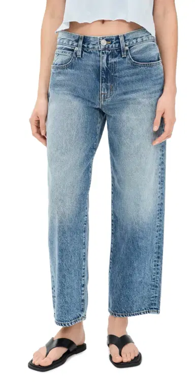 SLVRLAKE Hunter Relaxed Boyfriend Jeans Read My Mind | Thumbnail 1