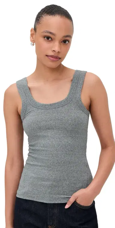 rag & bone The Essential Rib U Neck Tank | Thumbnail 1