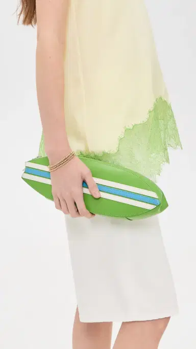 Staud Surfboard Clutch Sprout One Size | Thumbnail 2 Staud Surfboard Clutch Sprout One Size | Thumbnail 2