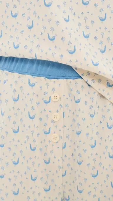Cozyland by Morgan Lane Baby Jean Long PJ Set ittle Roo | Thumbnail 6