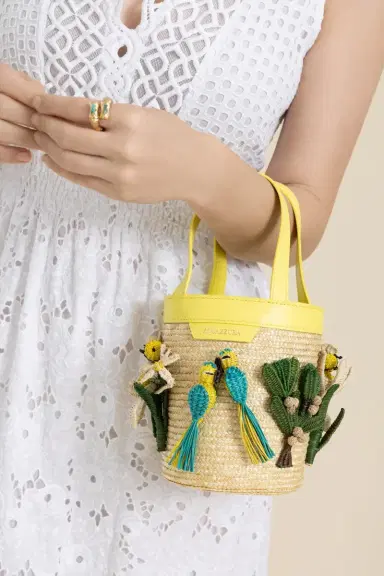 Aquazzura Birdsong Mini Bucket Bag | Thumbnail 3