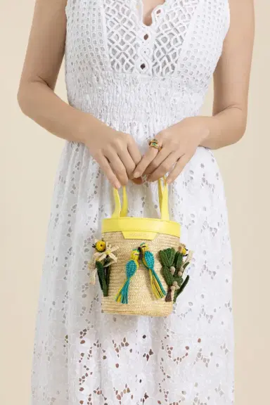 Aquazzura Birdsong Mini Bucket Bag | Thumbnail 4