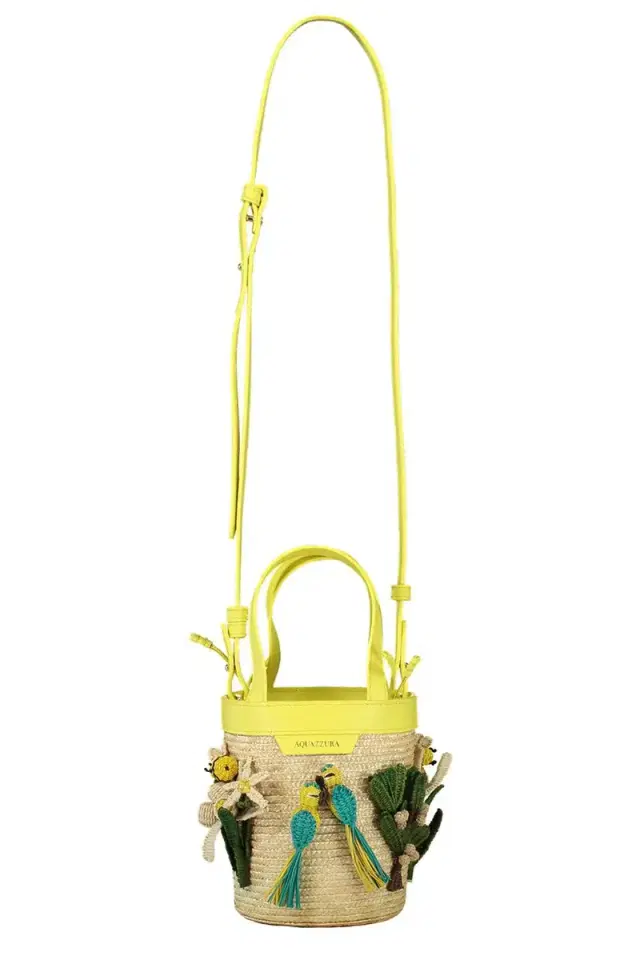 Aquazzura Birdsong Mini Bucket Bag