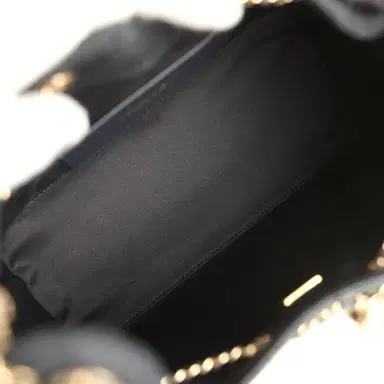 Chanel Chanel Small 25 Hobo Bag Dark Blue Denim Light Gold Hardware | Thumbnail 8