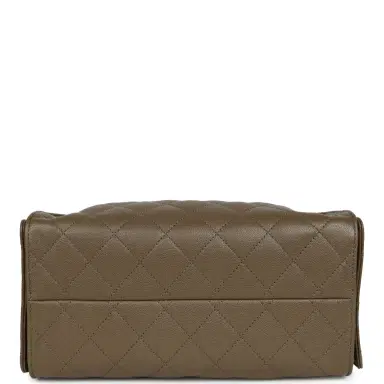 Chanel Chanel Small 25 Hobo Bag Dark Khaki Caviar Antique Gold Hardware | Thumbnail 6 Chanel Chanel Small 25 Hobo Bag Dark Khaki Caviar Antique Gold Hardware | Thumbnail 6