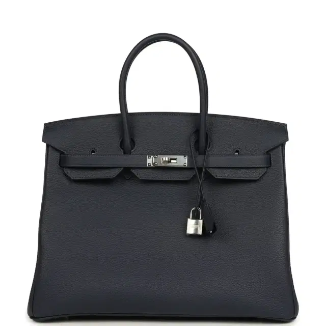 hermes Hermes Birkin 35 Bleu Nuit Togo Palladium Hardware
