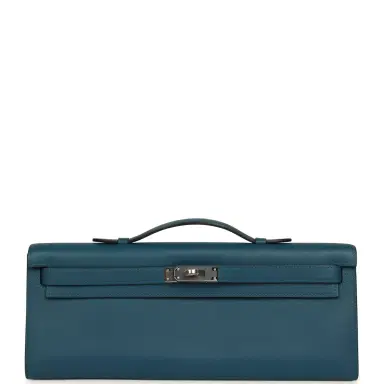 HERMÈS Hermes Kelly Cut Colvert Swift Palladium Hardware | Thumbnail 1 HERMÈS Hermes Kelly Cut Colvert Swift Palladium Hardware | Thumbnail 1