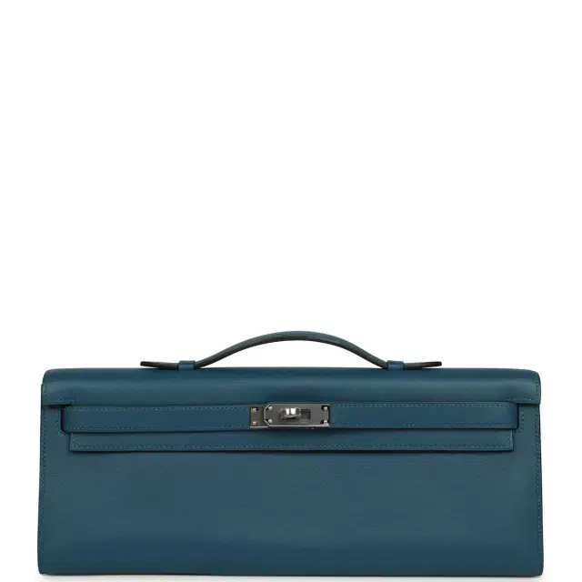 hermes Hermes Kelly Cut Colvert Swift Palladium Hardware