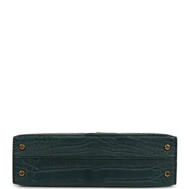 HERMÈS Hermes Kelly Sellier 20 Vert Rousseau Matte Alligator Gold Hardware | Thumbnail 6 HERMÈS Hermes Kelly Sellier 20 Vert Rousseau Matte Alligator Gold Hardware | Thumbnail 6