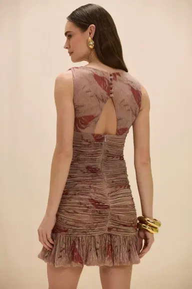 PatBo FEATHERS MINI DRESS | Thumbnail 3 PatBo FEATHERS MINI DRESS | Thumbnail 3