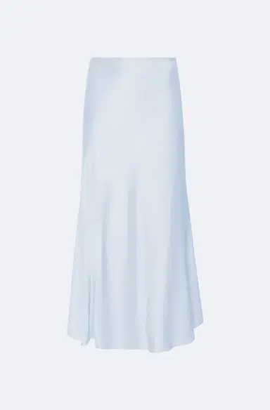 Lapointe Satin Bias Slit Midi Skirt | Thumbnail 4 Lapointe Satin Bias Slit Midi Skirt | Thumbnail 4