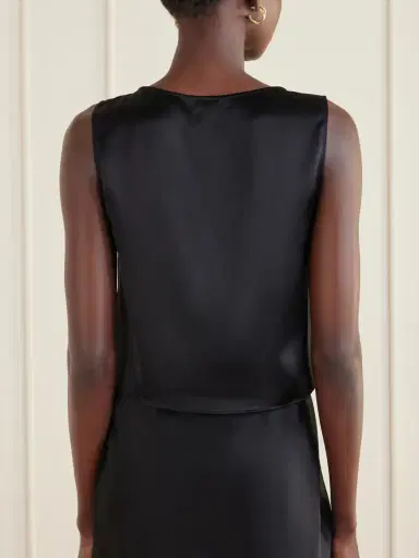 LESET Barb Satin Tank Top | Thumbnail 4 LESET Barb Satin Tank Top | Thumbnail 4