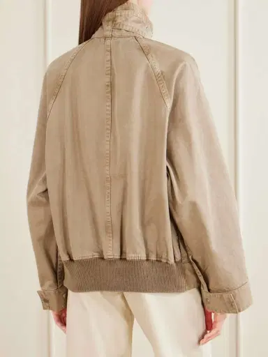 Co Belted tton-gabardine Jacket | Thumbnail 4 Co Belted tton-gabardine Jacket | Thumbnail 4