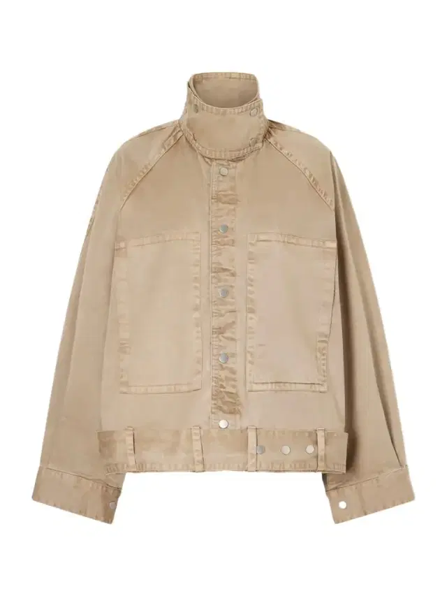 Belted tton-gabardine Jacket Belted tton-gabardine Jacket