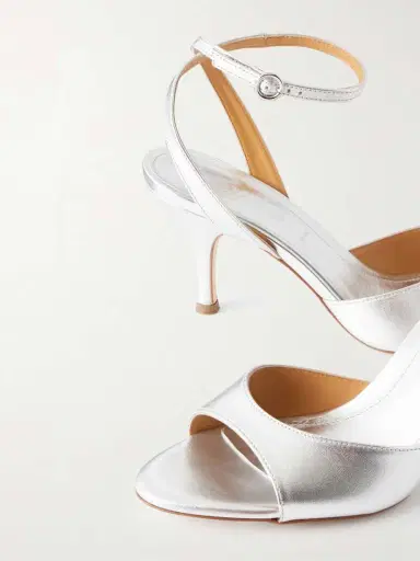 aeyde Jada 75 Metallic Leather Sandals | Thumbnail 5 aeyde Jada 75 Metallic Leather Sandals | Thumbnail 5
