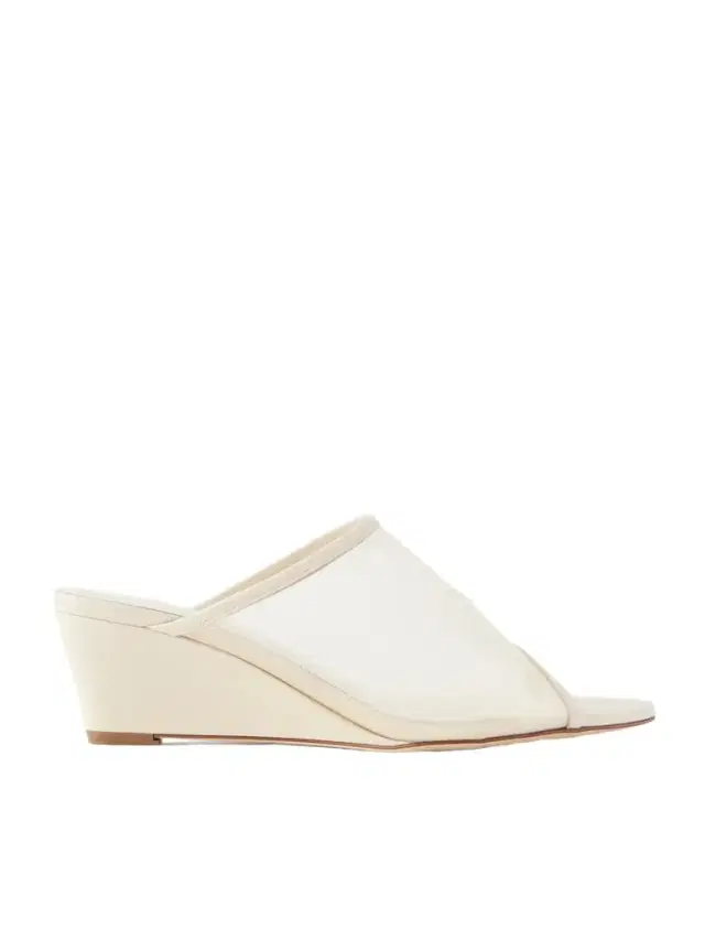 aeyde Suzanne Leather-trimmed Mesh Sandals
