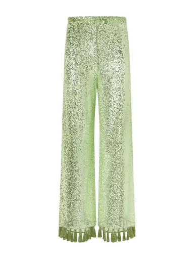 Taller Marmo Sequined Fringed Flared Pants | Thumbnail 1 Taller Marmo Sequined Fringed Flared Pants | Thumbnail 1