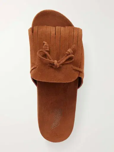 Ancient Greek Sandals Amfiliki Suede Slide On | Thumbnail 6 Ancient Greek Sandals Amfiliki Suede Slide On | Thumbnail 6