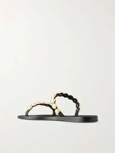 Ancient Greek Sandals Lambri Studded Leather Flats | Thumbnail 3