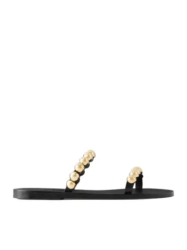 Ancient Greek Sandals Lambri Studded Leather Flats | Thumbnail 1