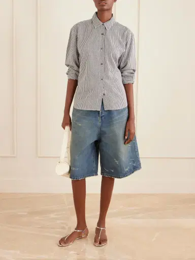 AGOLDE Theo Striped Poplin Shirt | Thumbnail 2 AGOLDE Theo Striped Poplin Shirt | Thumbnail 2