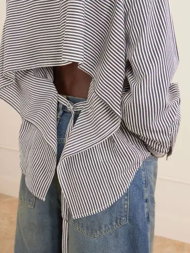 AGOLDE Theo Striped Poplin Shirt | Thumbnail 5 AGOLDE Theo Striped Poplin Shirt | Thumbnail 5