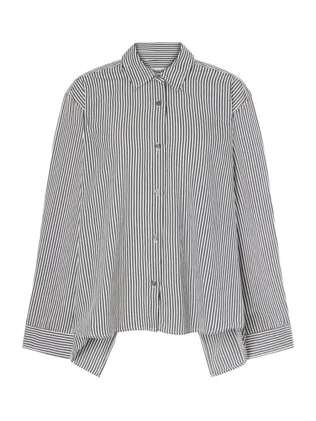 Theo Striped Poplin Shirt