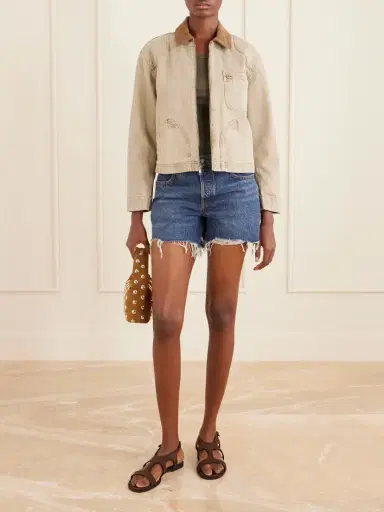 SLVRLAKE Harley Corduroy-trimmed Cotton-canvas Jacket | Thumbnail 2