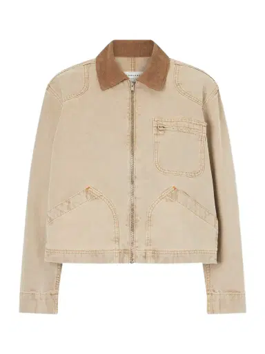 SLVRLAKE Harley Corduroy-trimmed Cotton-canvas Jacket | Thumbnail 1