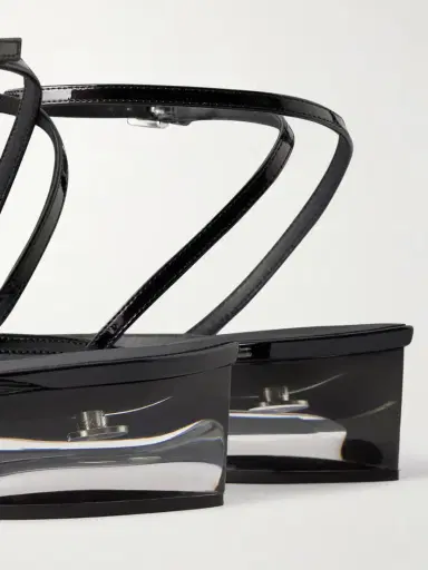 Alaïa Tong 30 Patent-leather Wedge Sandals | Thumbnail 5