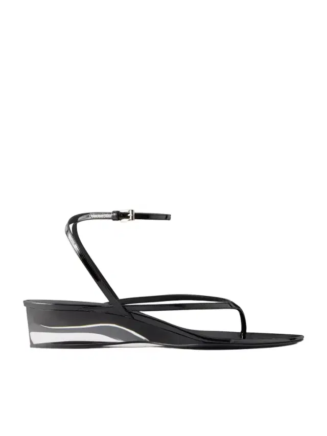 Alaïa Tong 30 Patent-leather Wedge Sandals