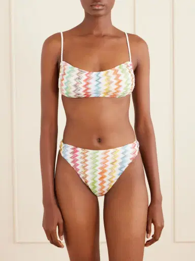 Missoni Striped Crochet-knit Triangle Bikini | Thumbnail 2