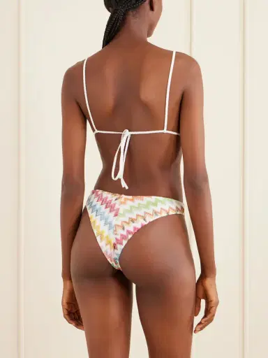 Missoni Striped Crochet-knit Triangle Bikini | Thumbnail 3