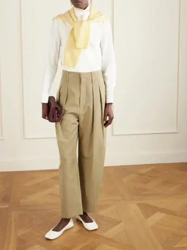 Bottega Veneta Tie-detailed Stretch-silk Satin Top | Thumbnail 2
