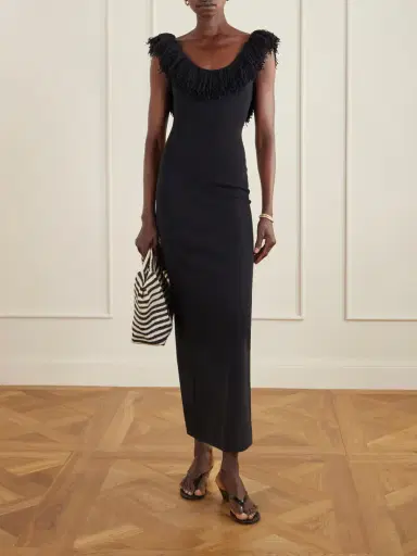 SIR. Marcelline Fringed Stretch-knit Maxi Dress | Thumbnail 2 SIR. Marcelline Fringed Stretch-knit Maxi Dress | Thumbnail 2