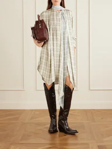 Acne Studios Leather Knee Boots | Thumbnail 4