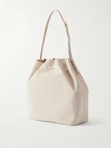Liffner Charm Suede Drawstring Shoulder Bag | Thumbnail 4 Liffner Charm Suede Drawstring Shoulder Bag | Thumbnail 4