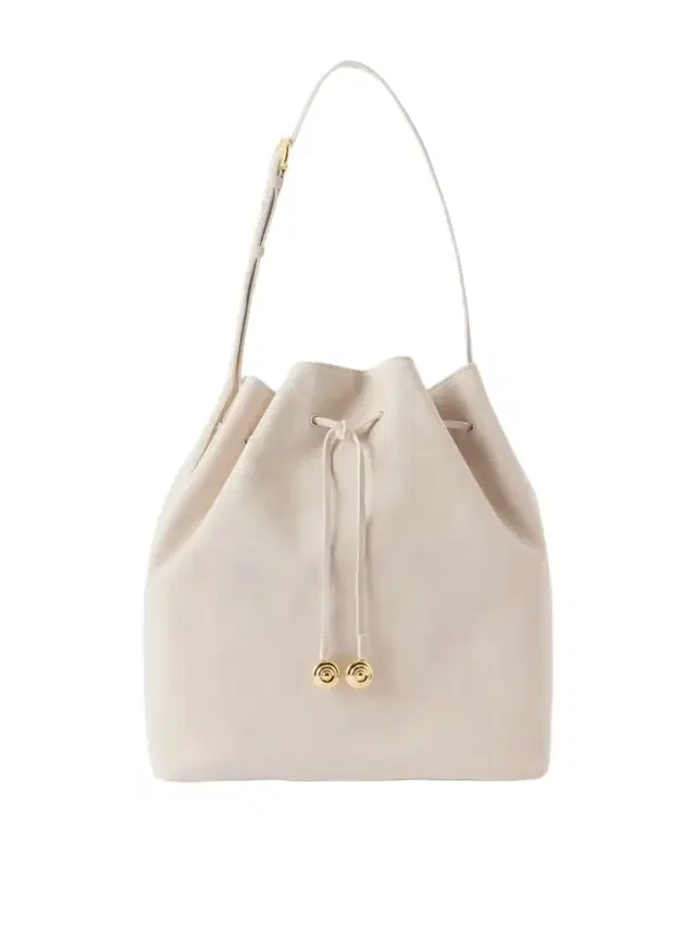 Charm Suede Drawstring Shoulder Bag