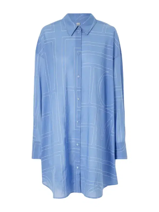 TOTEME Embroidered Organic Cotton And Lyocell-blend Shirt
